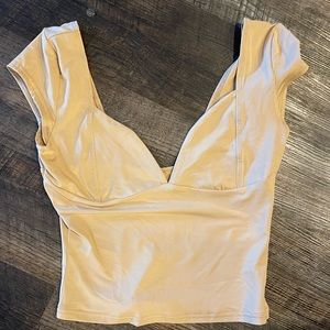 Small tan top